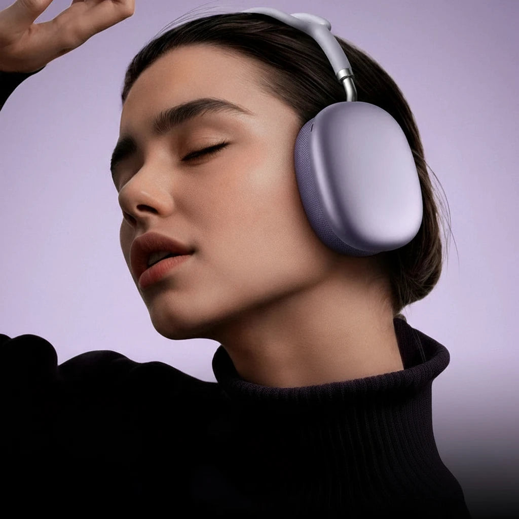 HOCO W65 Plus AirPods Max ANC Noise Reduction Bluetoothe Headphone Over Ear Big Earphones Hifi Headsets With Magnetic Earmuffs