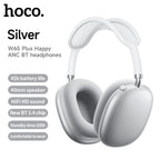 HOCO W65 Plus AirPods Max ANC Noise Reduction Bluetoothe Headphone Over Ear Big Earphones Hifi Headsets With Magnetic Earmuffs